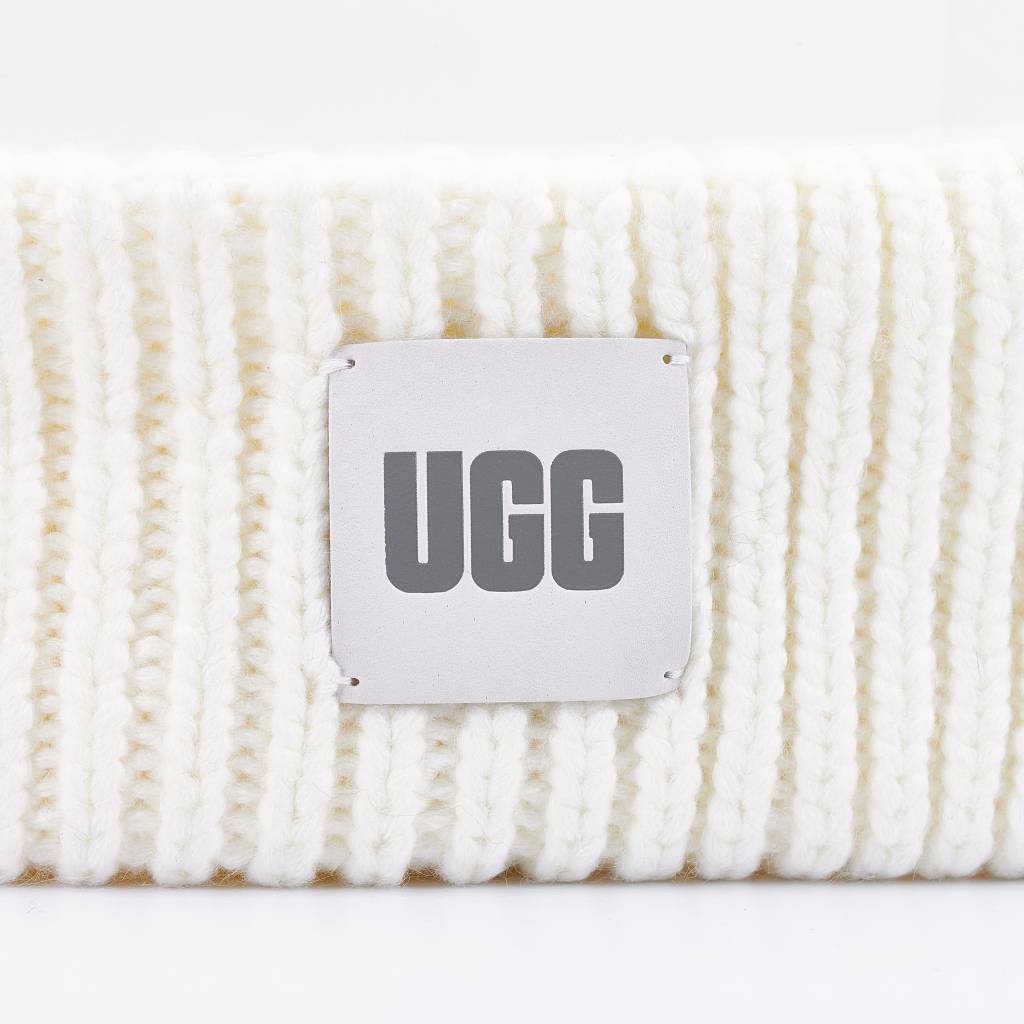 UGG W CHUNKY RIBBED HEADBAND en color BLANCO (6)