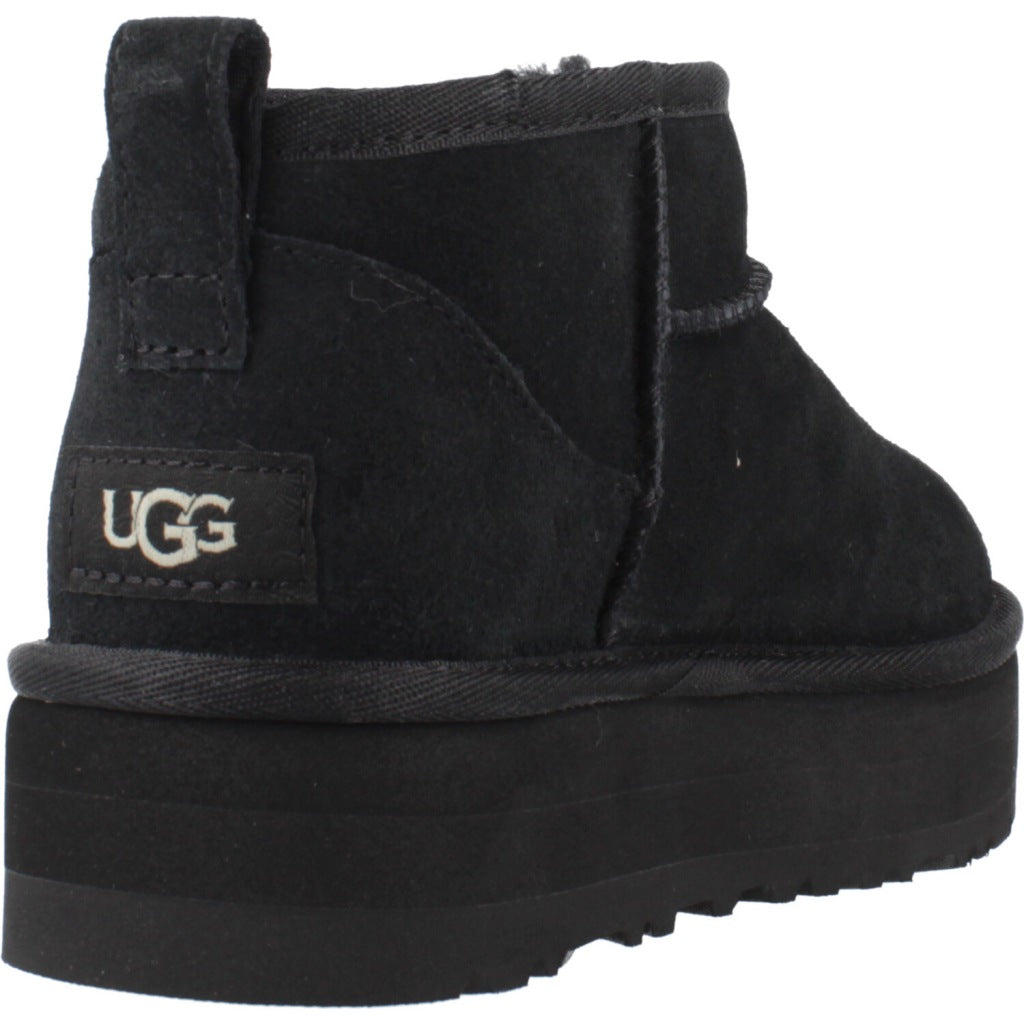 UGG K CLASSIC ULTRA MINI PLATF en color NEGRO (3)