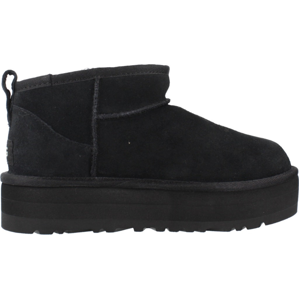 UGG K CLASSIC ULTRA MINI PLATF en color NEGRO (4)