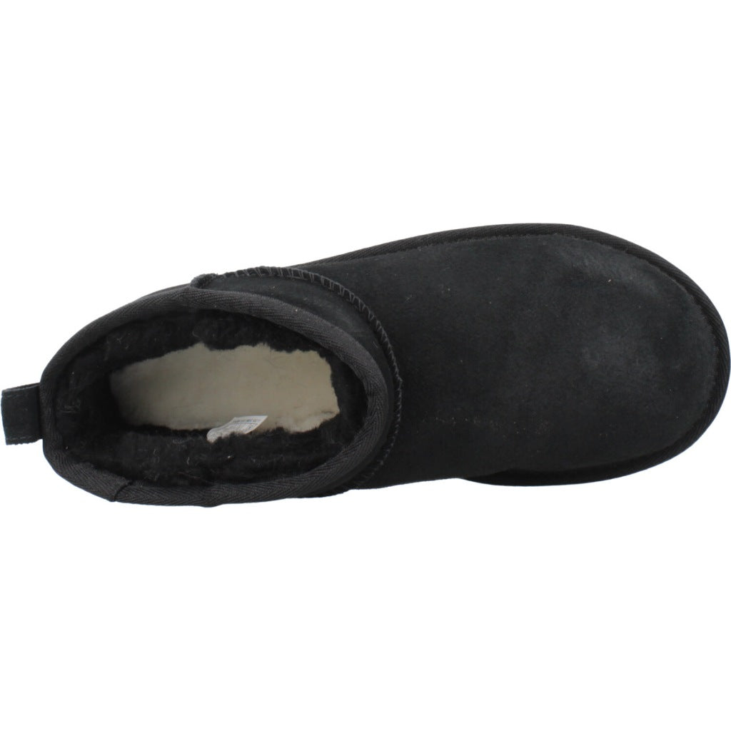 UGG K CLASSIC ULTRA MINI PLATF en color NEGRO (7)