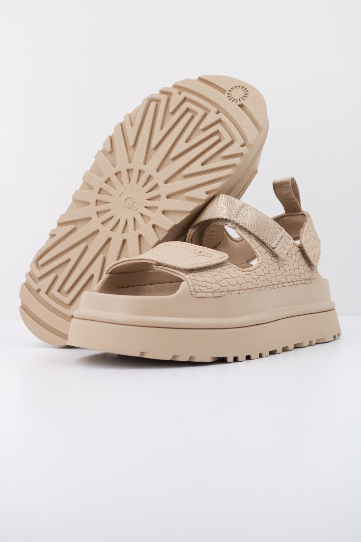 UGG W GOLDENGLOW EMBOSSED en color MARRON CLARO (5)
