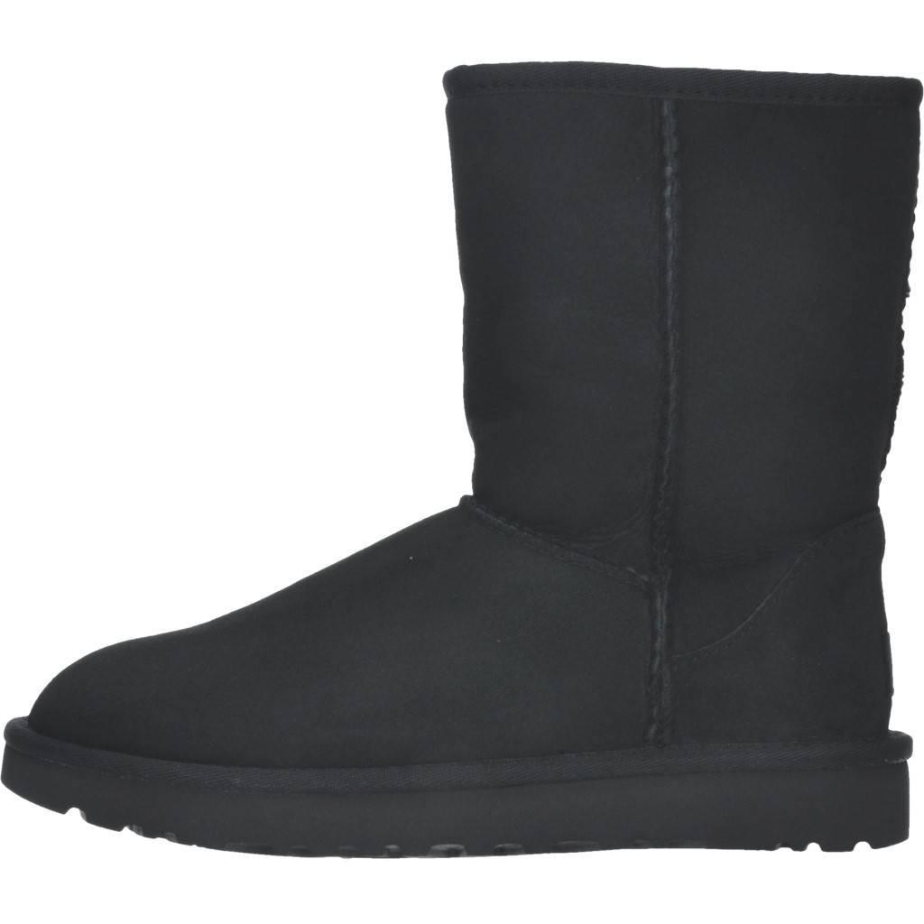 UGG W CLASSIC SHORT II en color NEGRO (2)