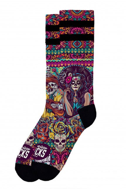 AMERICAN SOCKS DIA DE LOS MUERTOS en color MULTICOLOR (1)