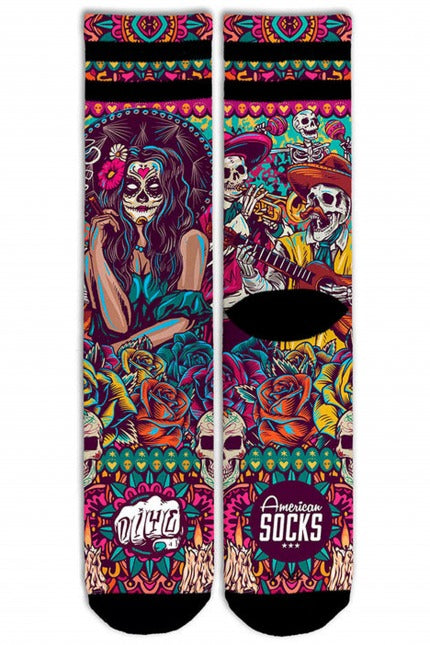 AMERICAN SOCKS DIA DE LOS MUERTOS en color MULTICOLOR (2)