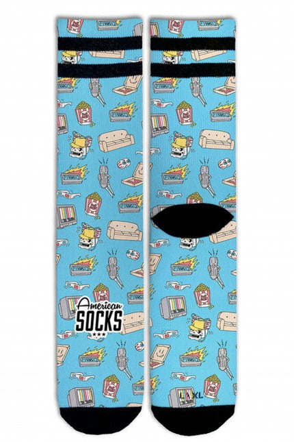 AMERICAN SOCKS MOVIE NIGHT en color AZUL (2)