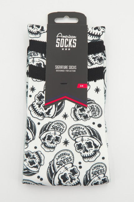 AMERICAN SOCKS SKATER SKULL en color MULTICOLOR (1)