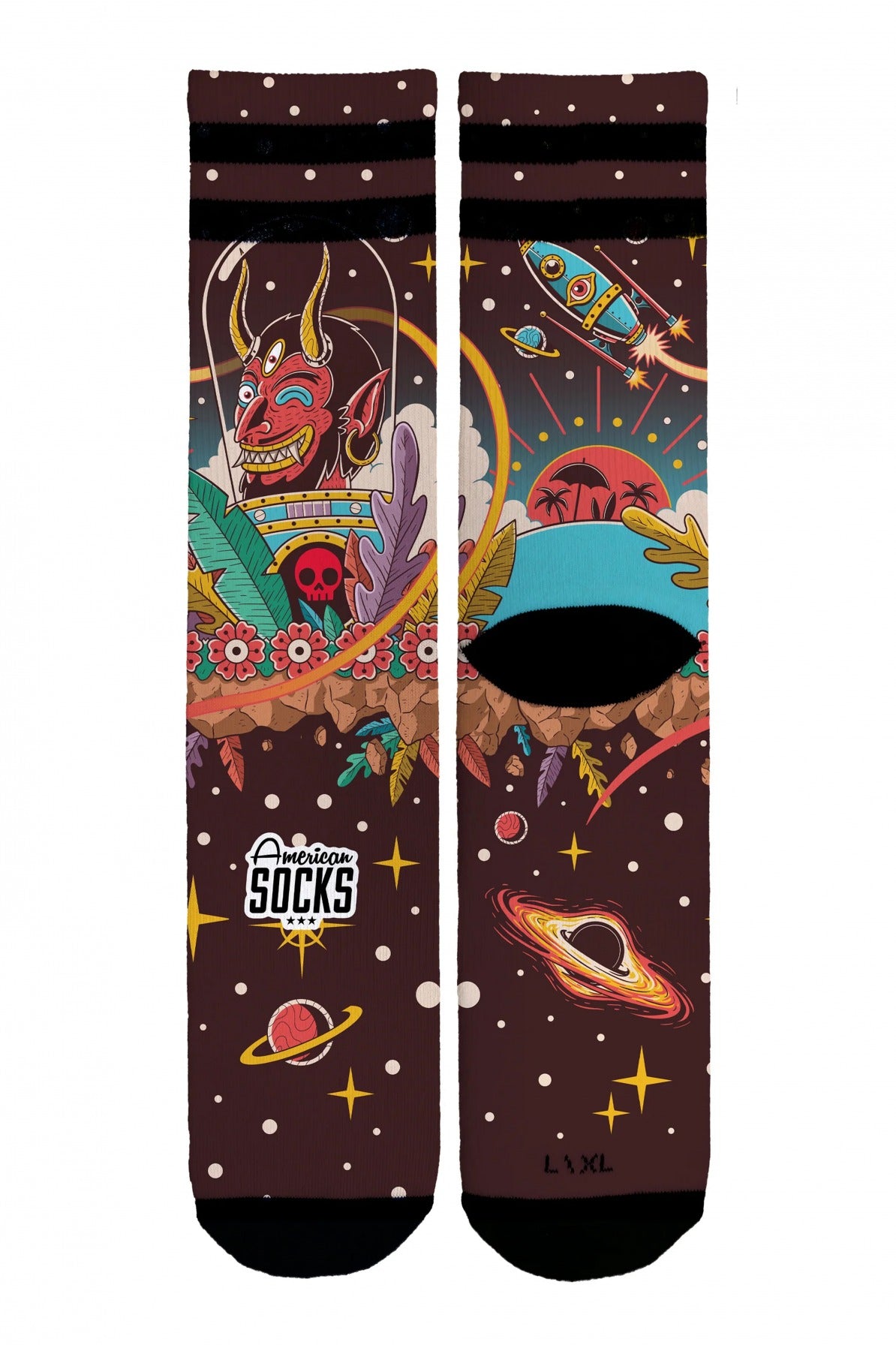 AMERICAN SOCKS SPACE HOLIDAYS en color MULTICOLOR (1)