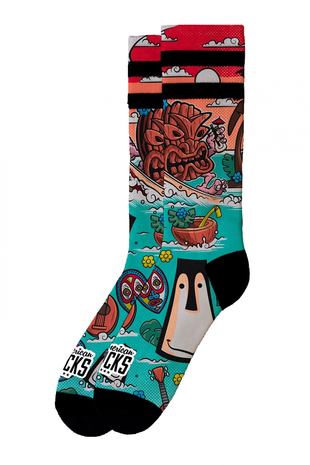 AMERICAN SOCKS TIKI SURF en color MULTICOLOR (2)