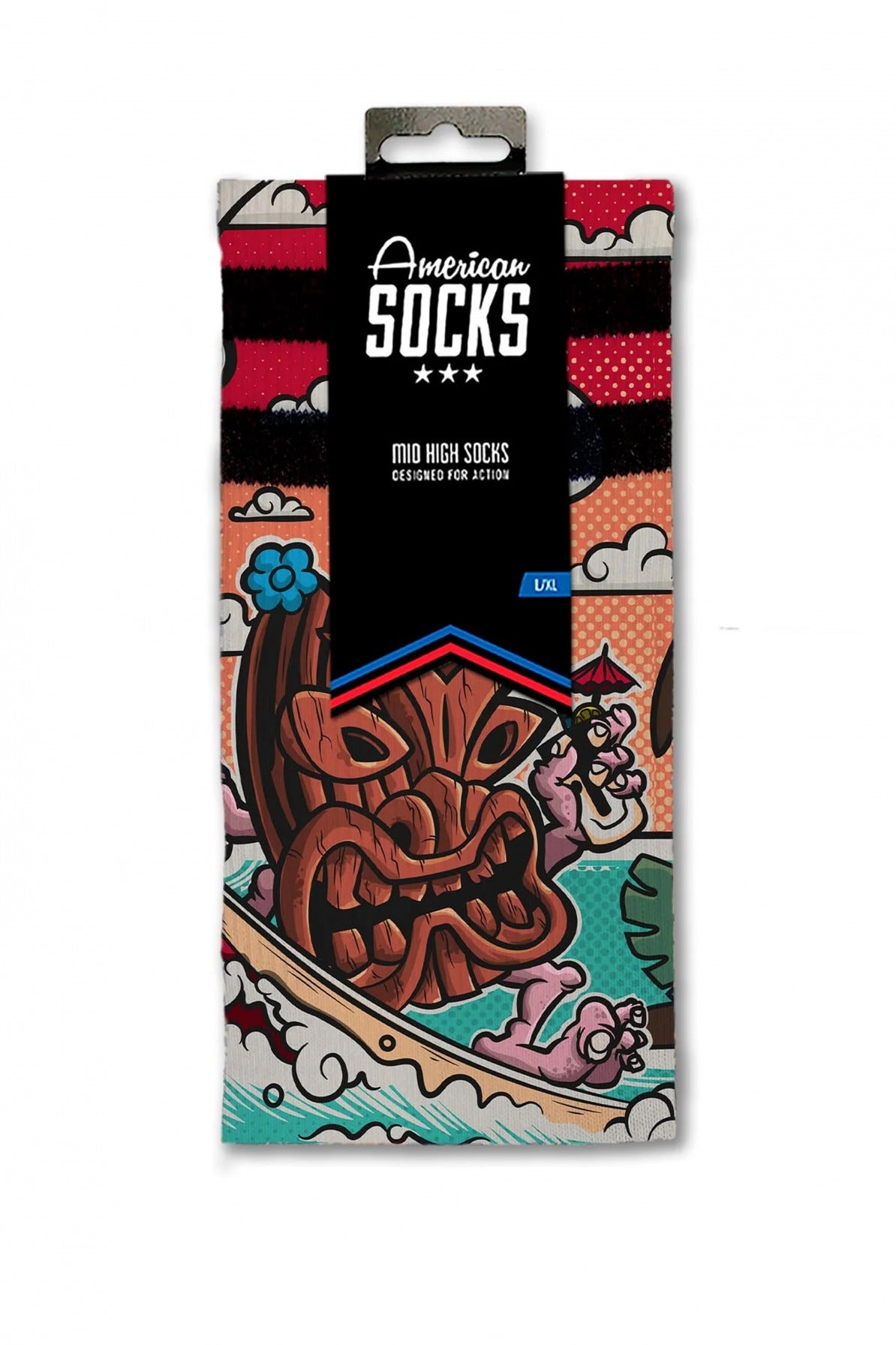 AMERICAN SOCKS TIKI SURF en color MULTICOLOR (3)