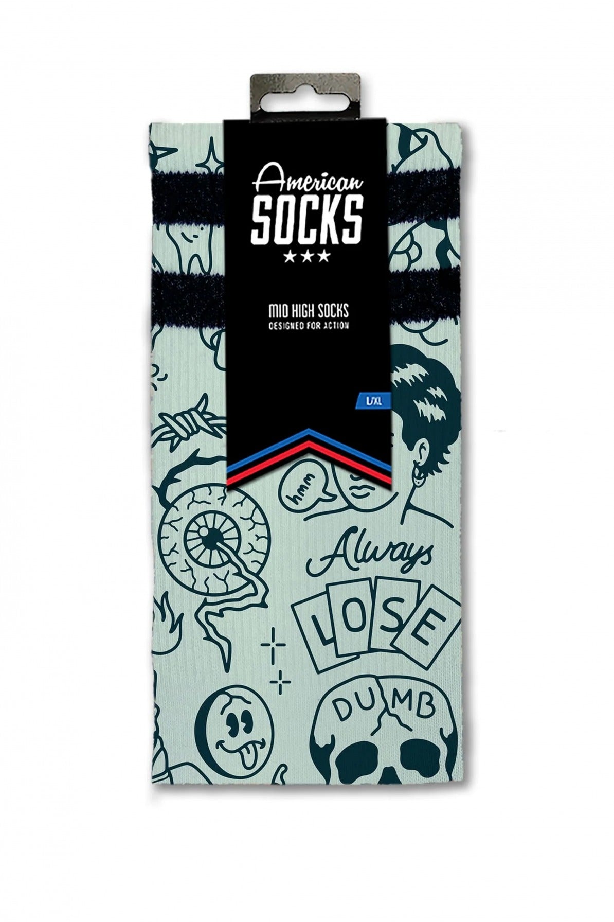 AMERICAN SOCKS FOMO en color MULTICOLOR (3)