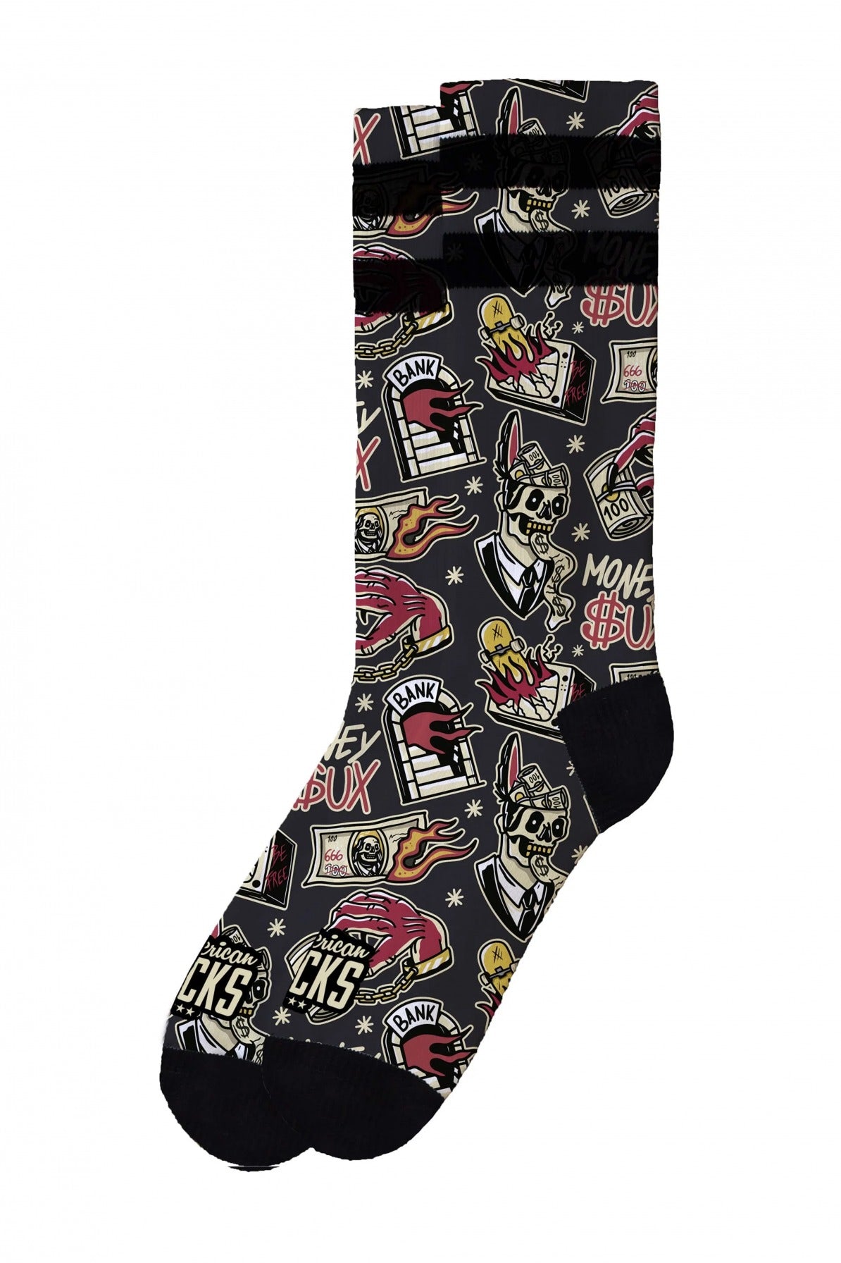 AMERICAN SOCKS MONEY SUCKS en color MULTICOLOR (2)