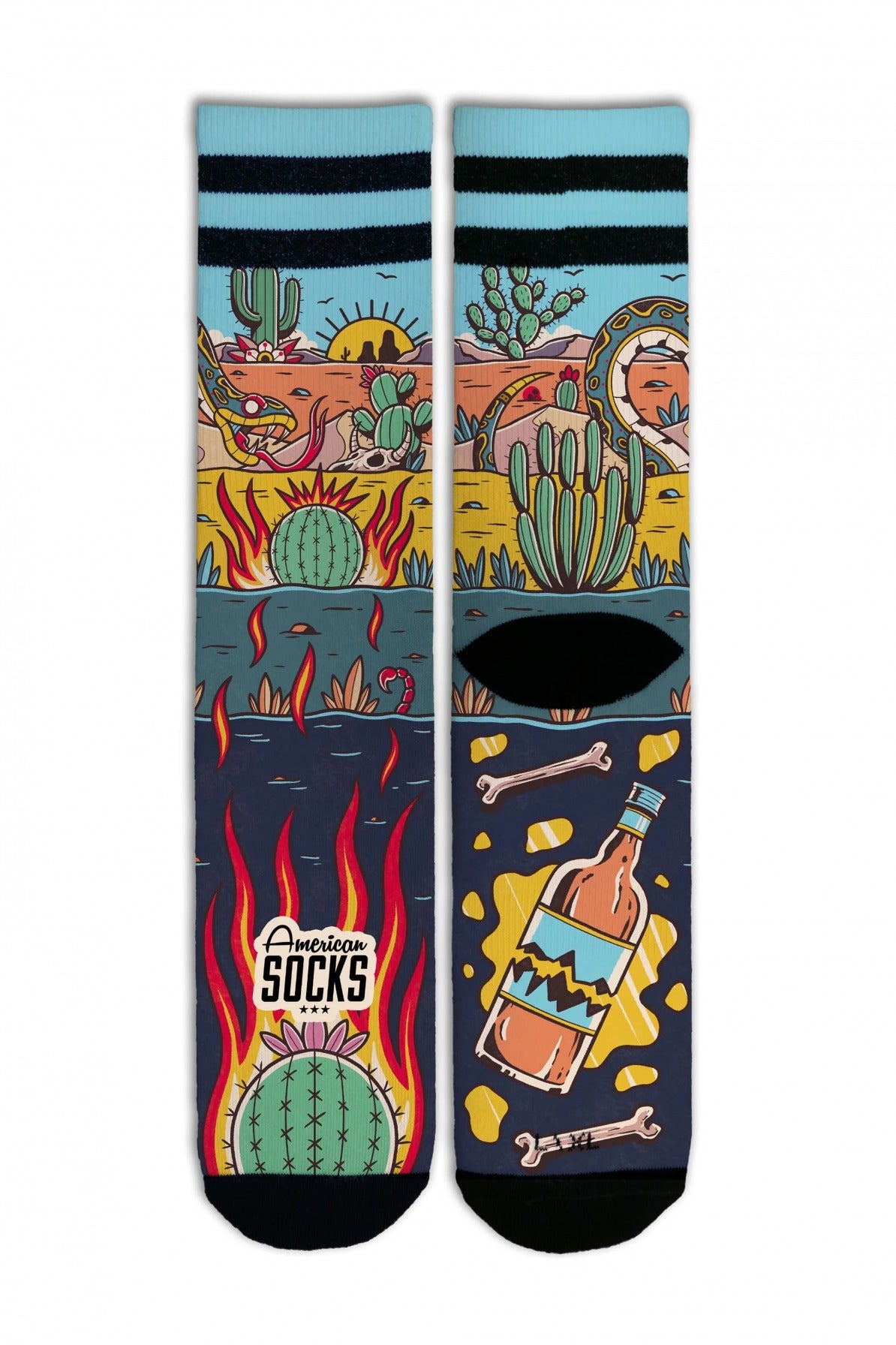 AMERICAN SOCKS RATTLESNAKE en color MULTICOLOR (1)