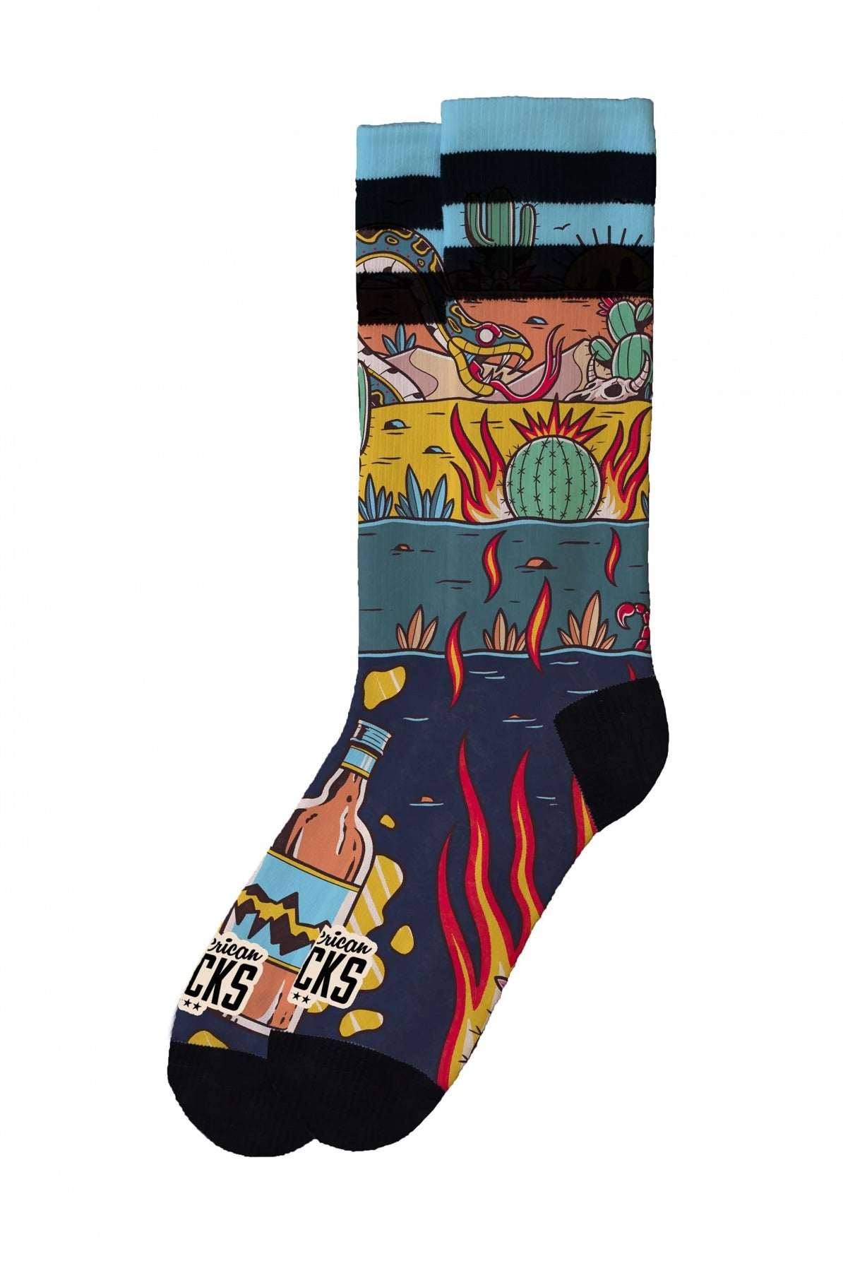 AMERICAN SOCKS RATTLESNAKE en color MULTICOLOR (2)