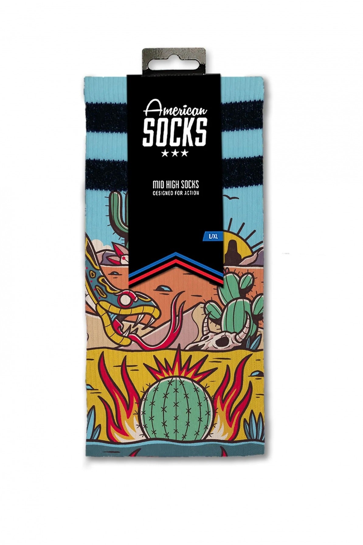 AMERICAN SOCKS RATTLESNAKE en color MULTICOLOR (3)