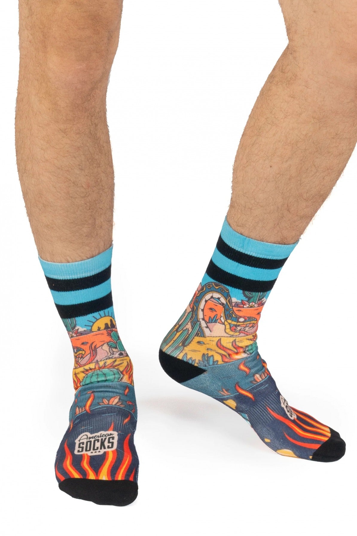 AMERICAN SOCKS RATTLESNAKE en color MULTICOLOR (4)