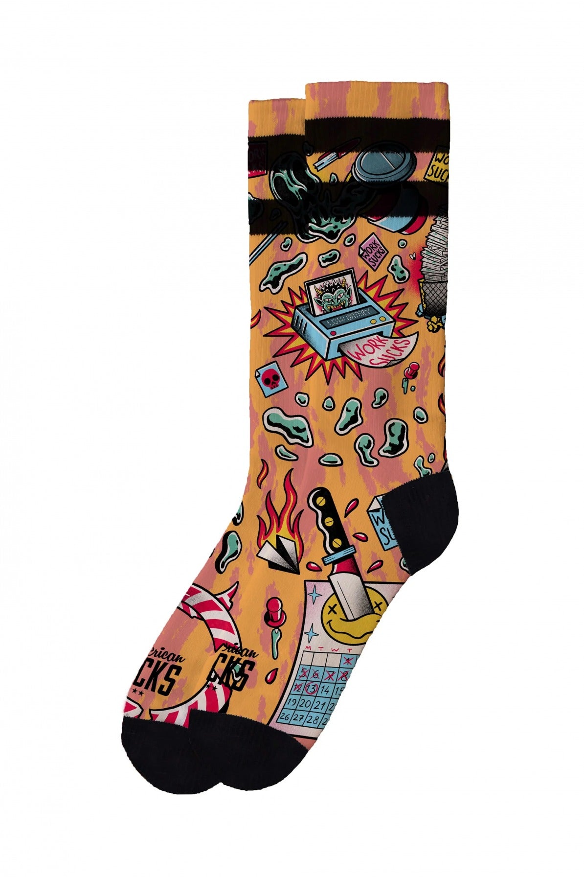 AMERICAN SOCKS WORK SUCKS en color MULTICOLOR (2)