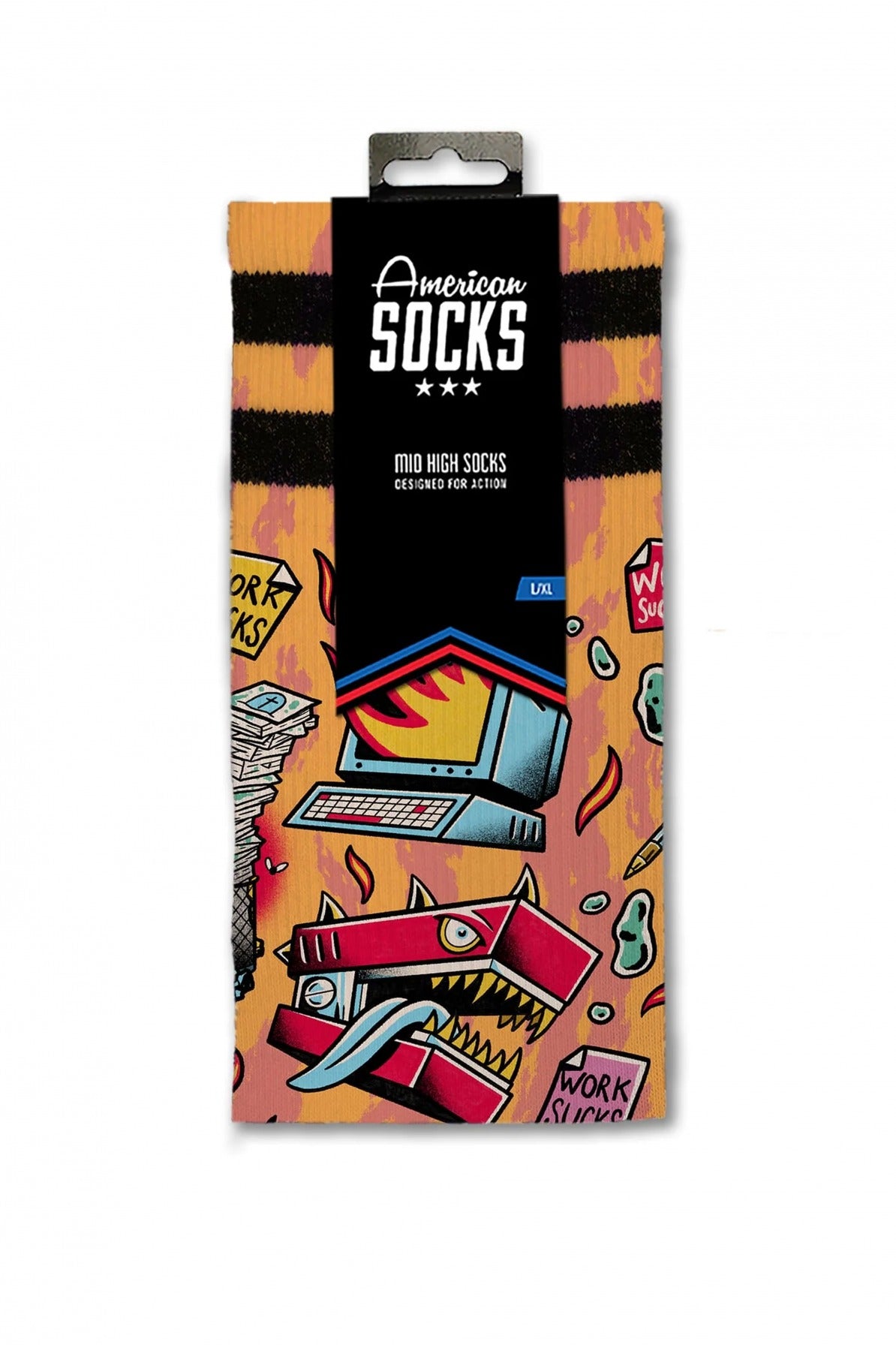 AMERICAN SOCKS WORK SUCKS en color MULTICOLOR (3)