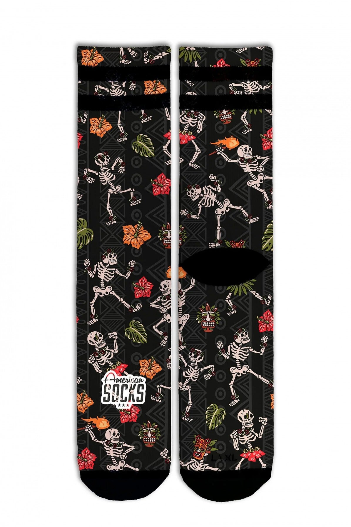 AMERICAN SOCKS DANCING SKELETONS en color MULTICOLOR (1)