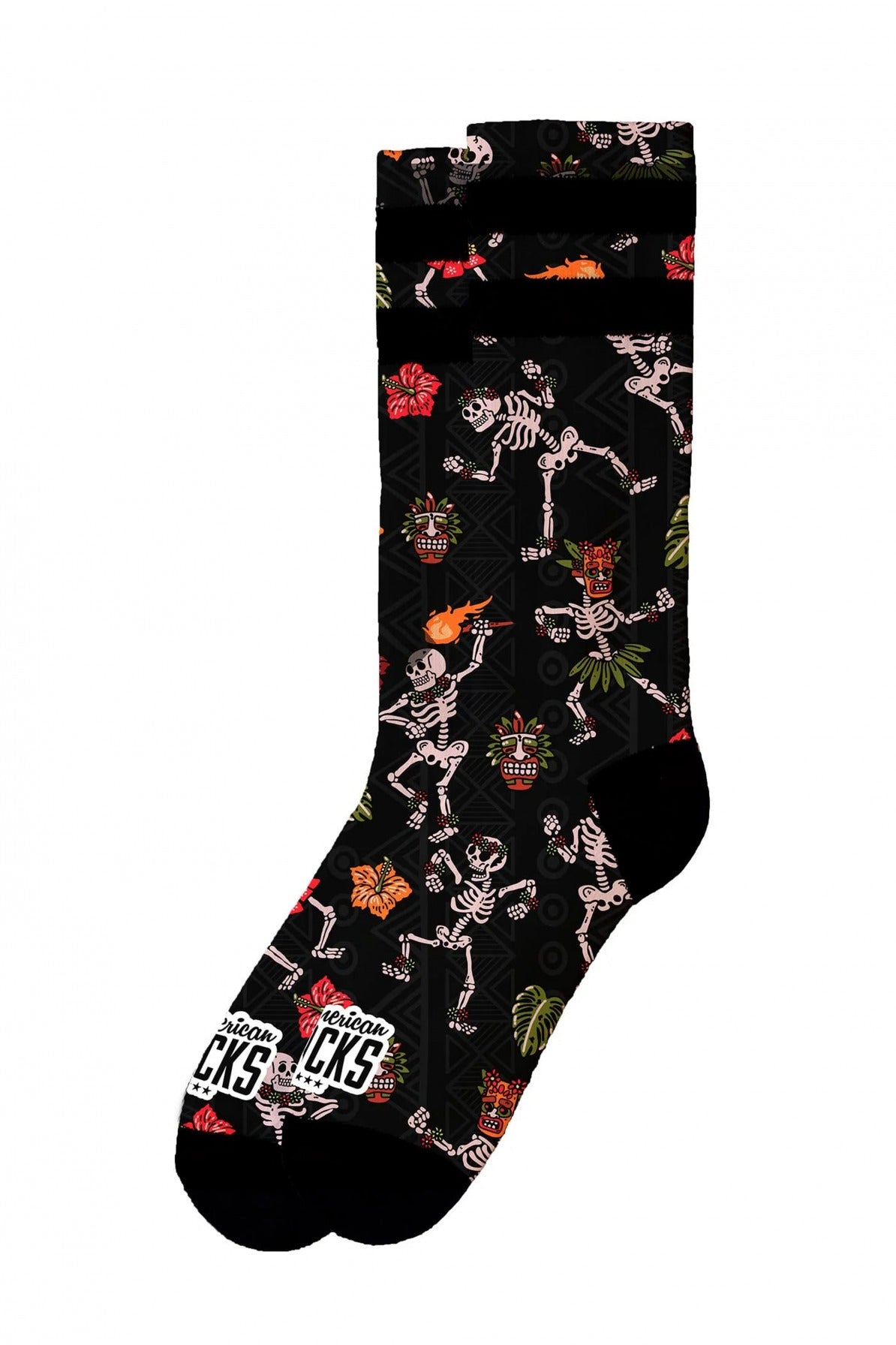 AMERICAN SOCKS DANCING SKELETONS en color MULTICOLOR (2)