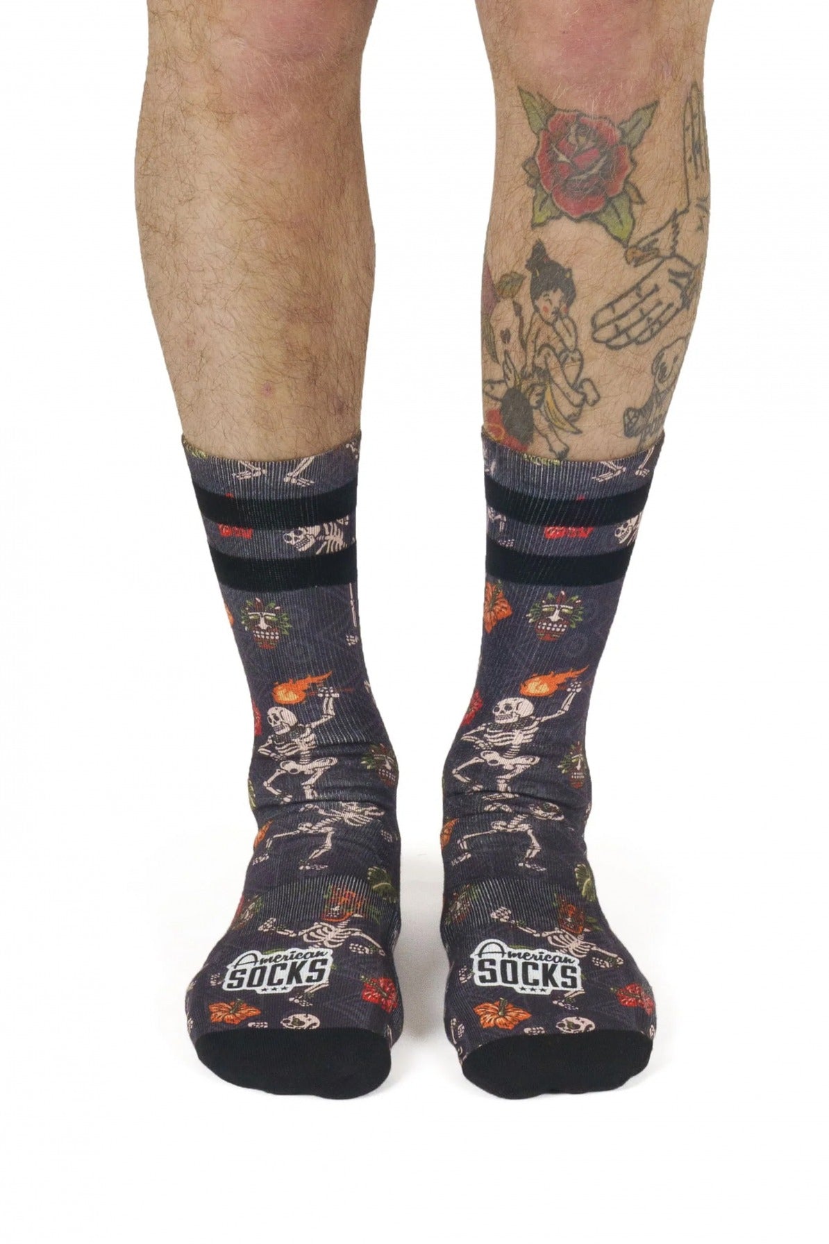AMERICAN SOCKS DANCING SKELETONS en color MULTICOLOR (4)