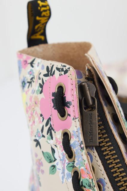 DR. MARTENS  SINCLAIR PARCHMENT MASH en color FLORAL  (4)