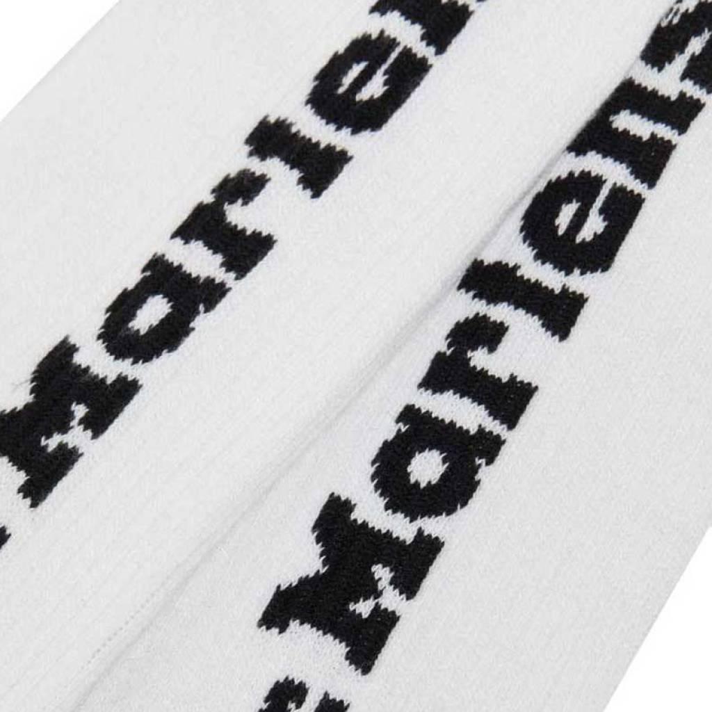DR. MARTENS AD VERTICAL SOCK en color BLANCO  (1)