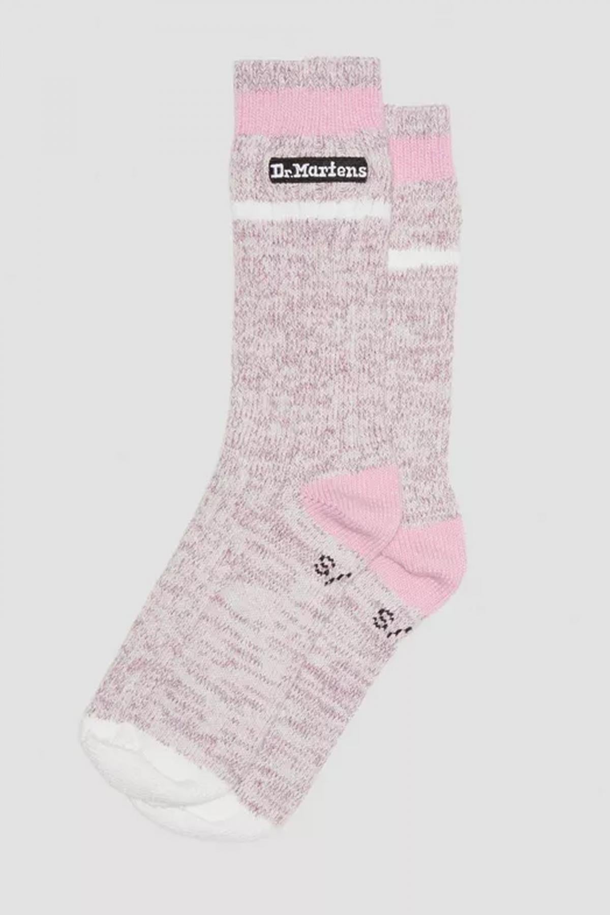 DR. MARTENS MARL SOCK en color ROSA  (1)