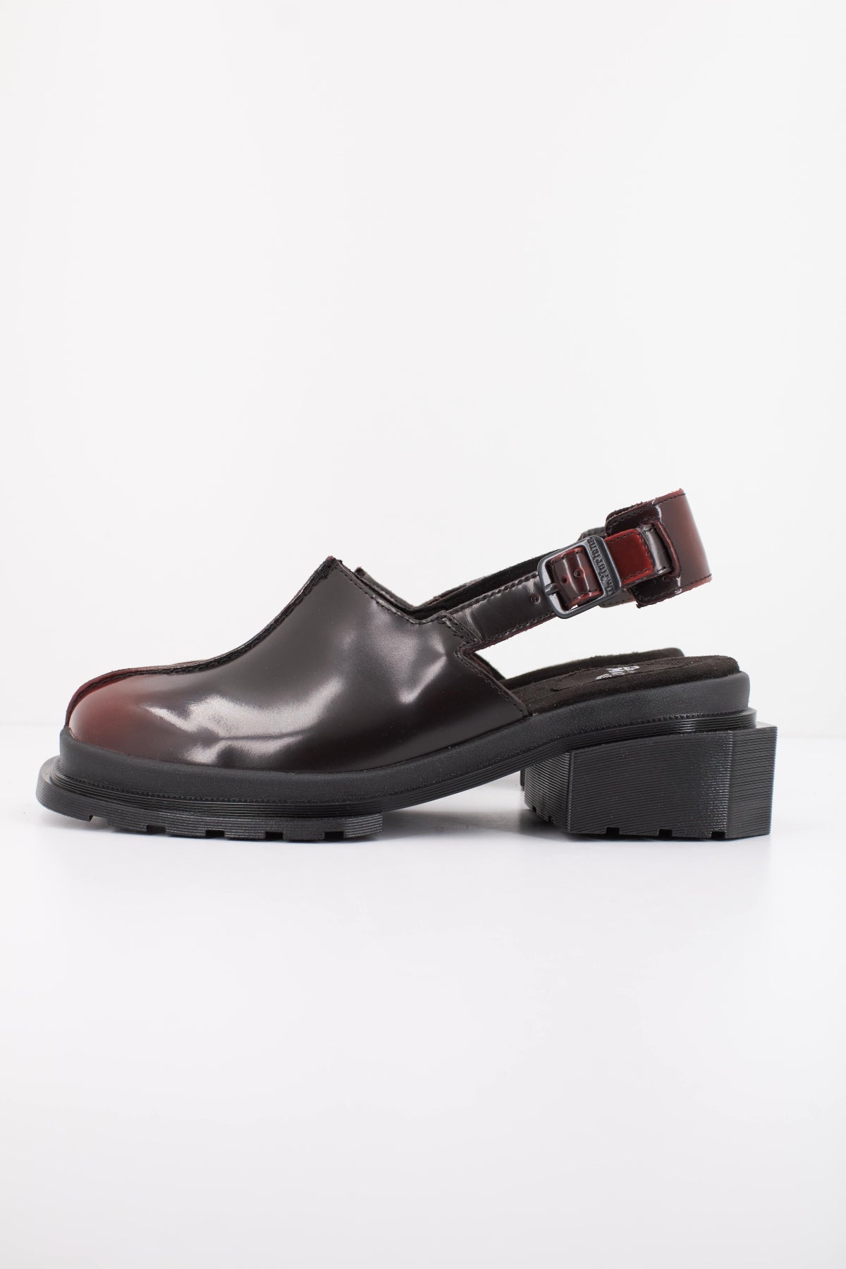 DR. MARTENS MAYBOLE MULE en color BURDEOS  (1)