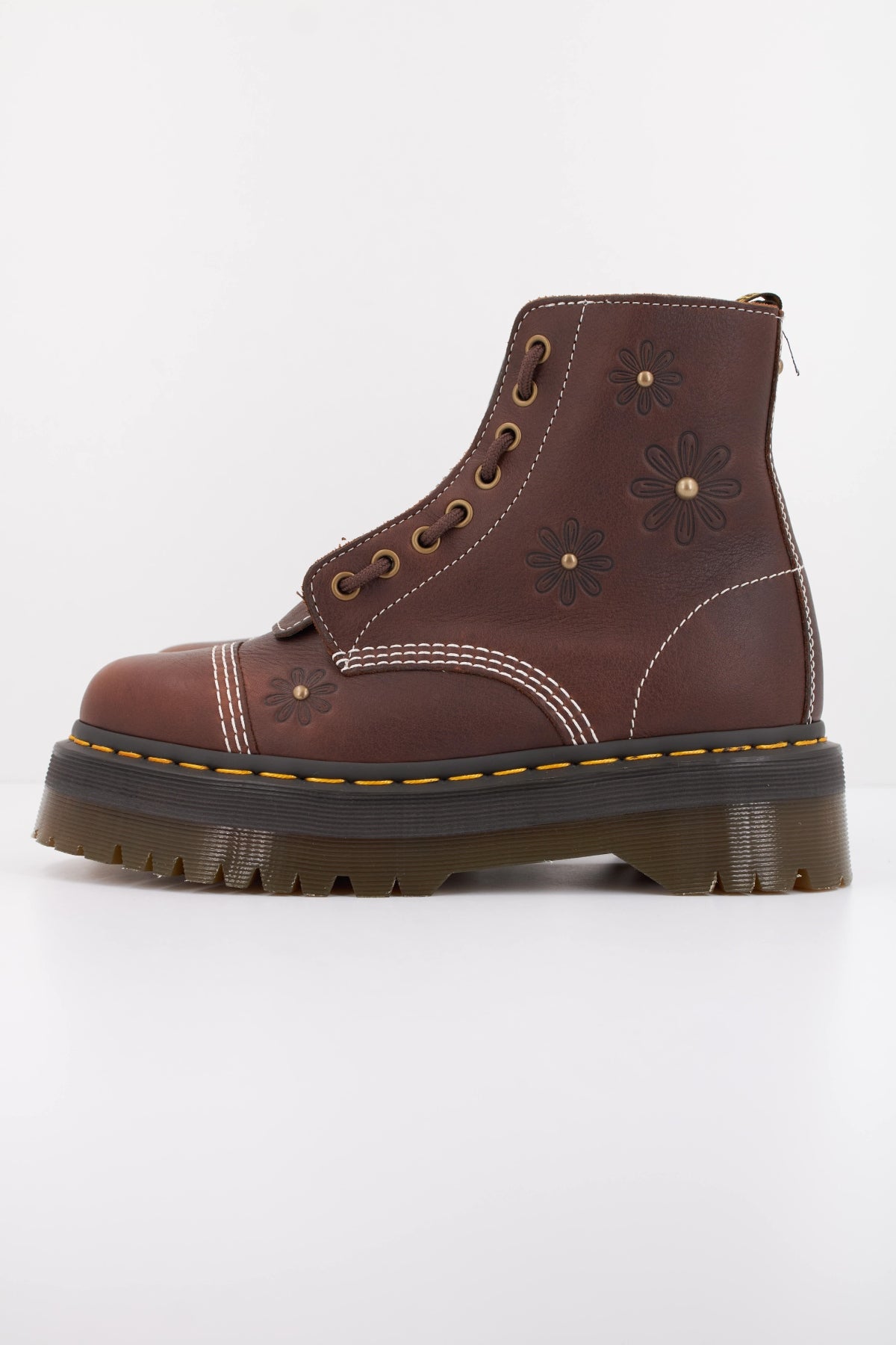 DR. MARTENS SINCLAIR FLOWER en color MARRON  (1)
