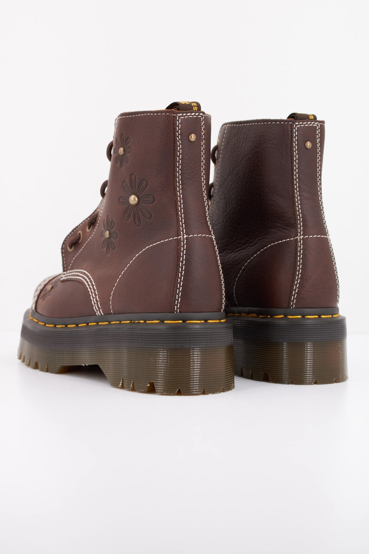 DR. MARTENS SINCLAIR FLOWER en color MARRON  (4)