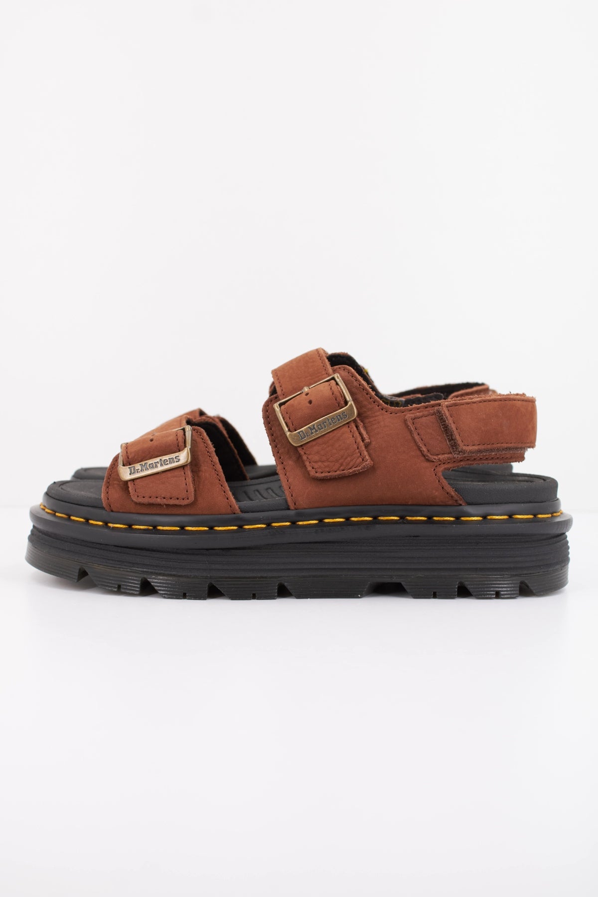 DR. MARTENS ZEBZAG SANDAL en color MARRON  (1)
