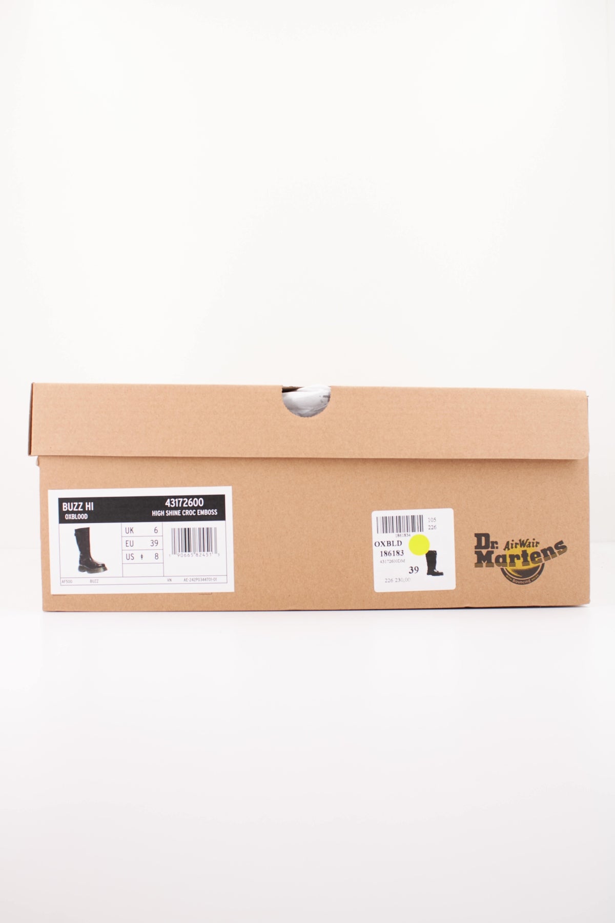 DR. MARTENS BUZZ HI en color BURDEOS  (6)