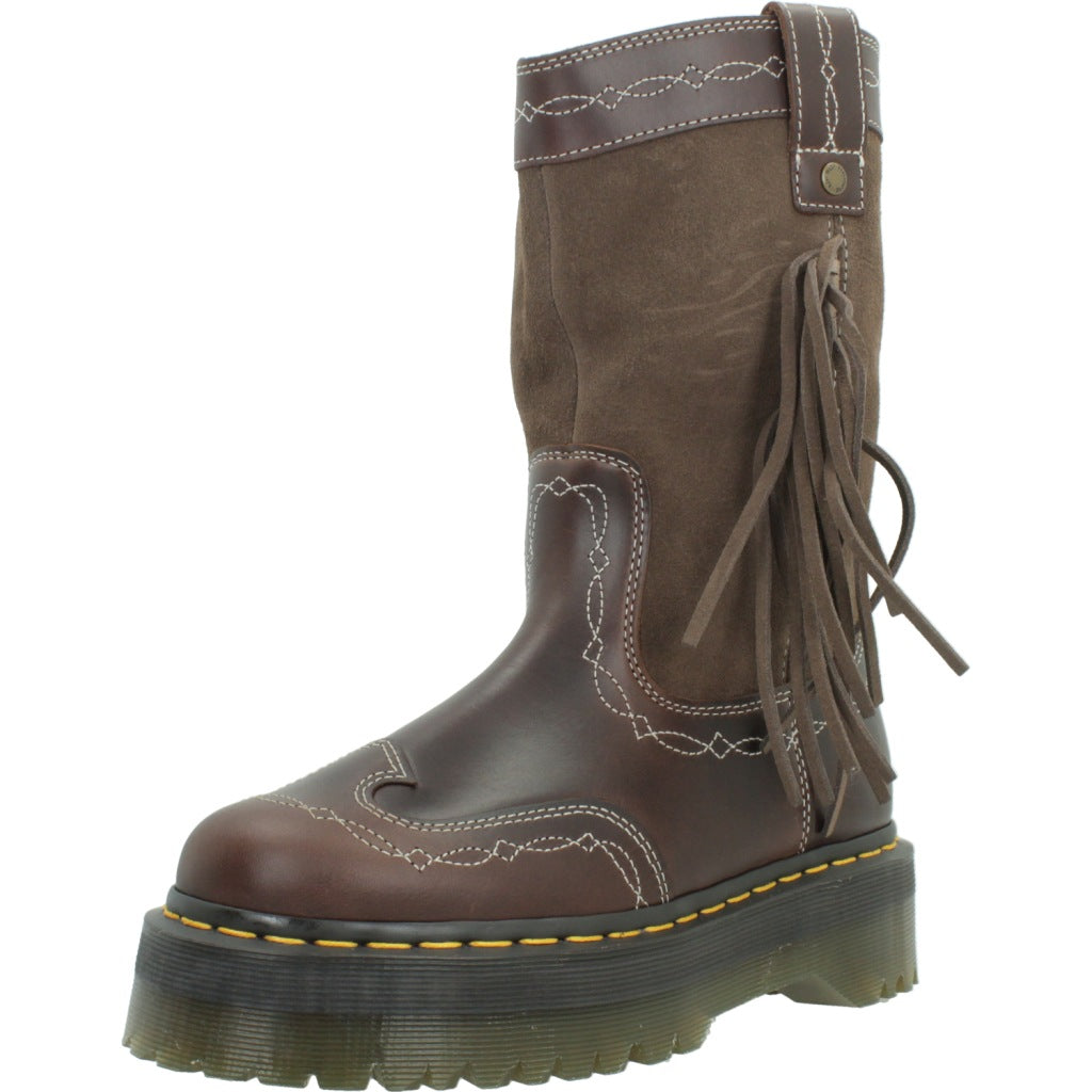 DR. MARTENS QUAD MID DR en color MARRON  (1)