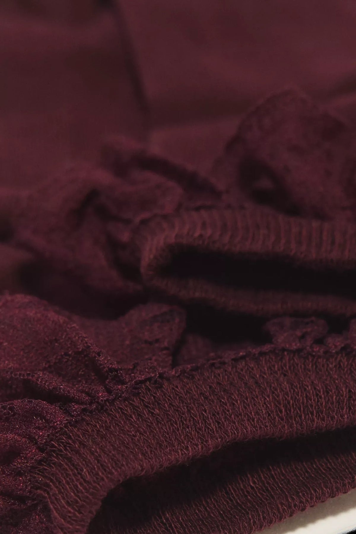 DR. MARTENS FRILL SOCK en color BURDEOS  (4)