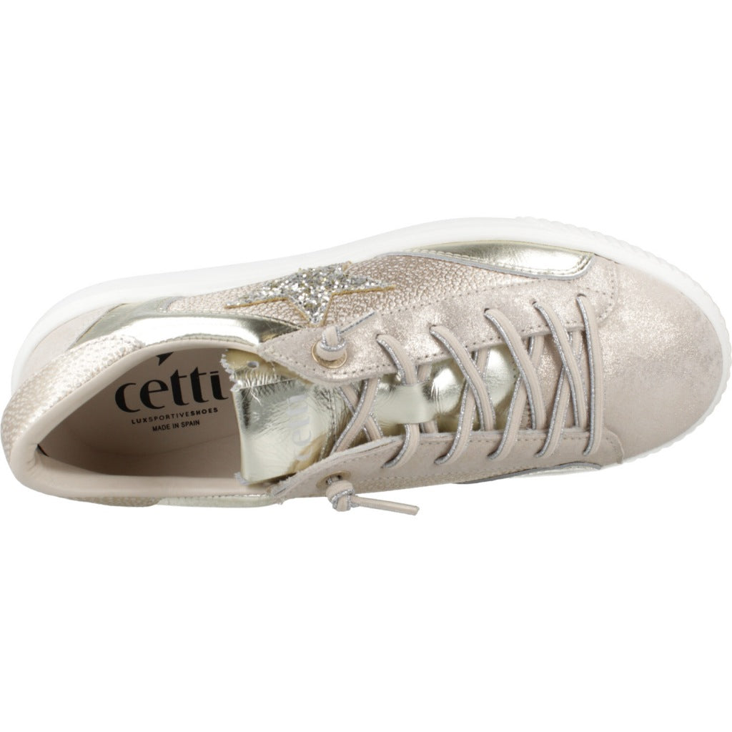 CETTI DEPORTIVA CORDONES en color ORO  (7)