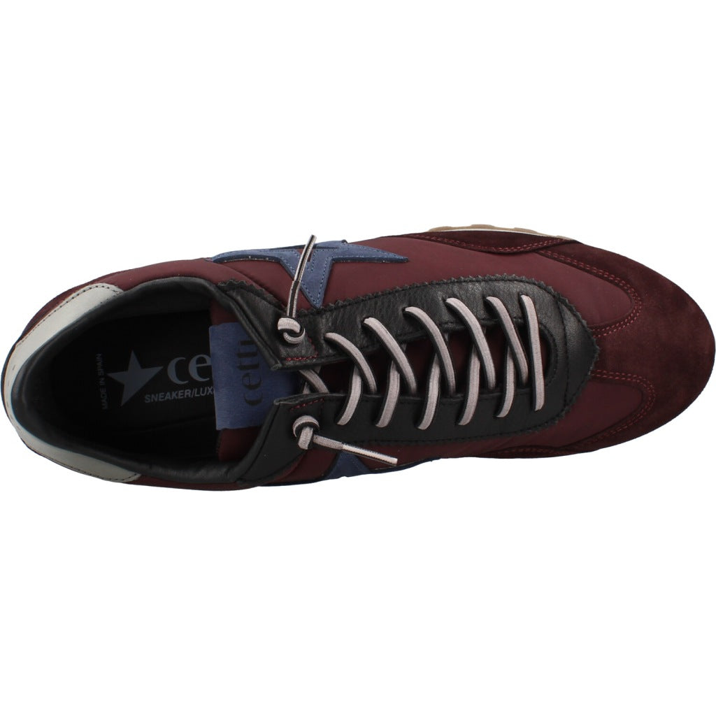 CETTI C INV DEPORTIVO ANTE MESH en color BURDEOS  (7)