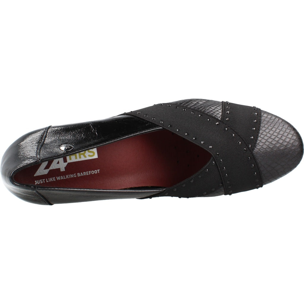  HORAS  H ZAPATO NEPALS en color NEGRO  (7)