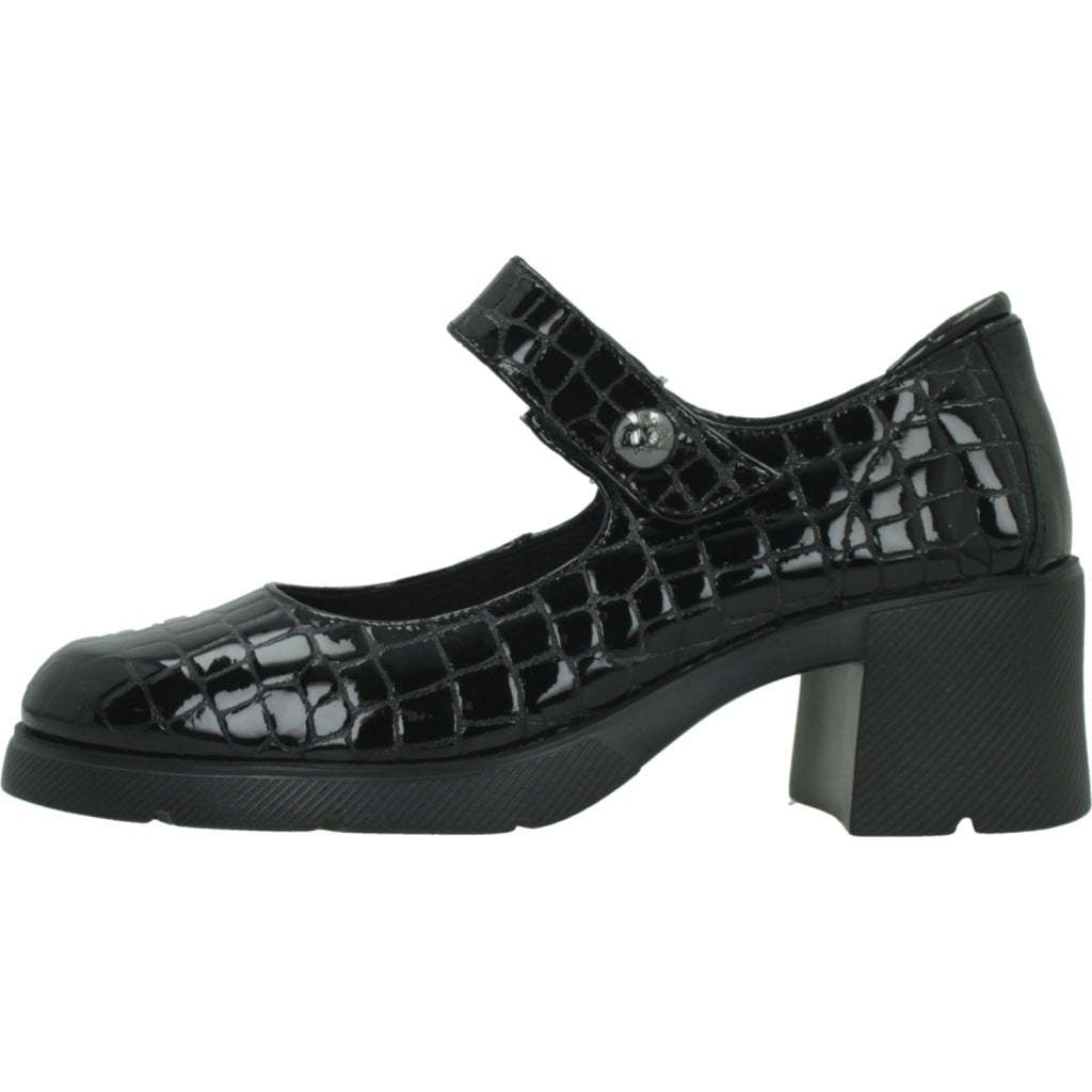  HORAS  H ZAPATO TWISTER en color NEGRO  (2)