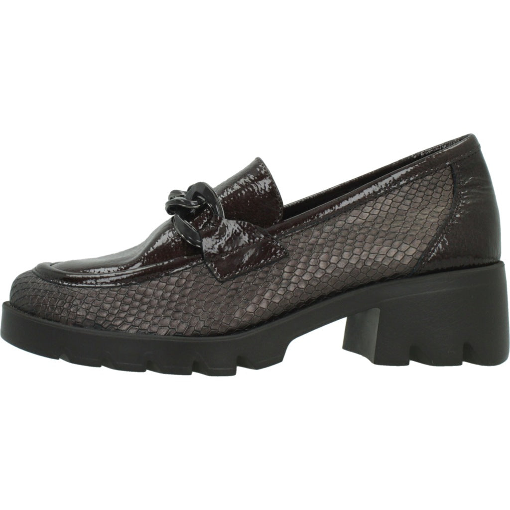  HORAS  H ZAPATO NEPALS en color BURDEOS  (2)