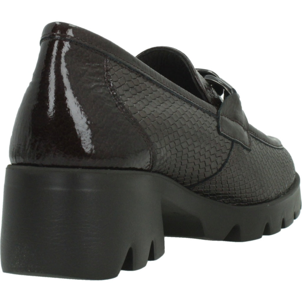  HORAS  H ZAPATO NEPALS en color BURDEOS  (3)