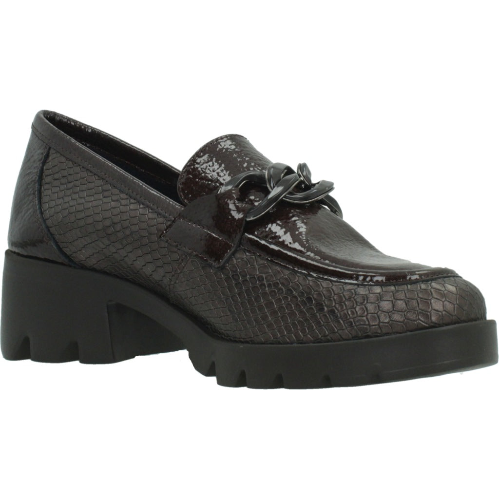  HORAS  H ZAPATO NEPALS en color BURDEOS  (5)