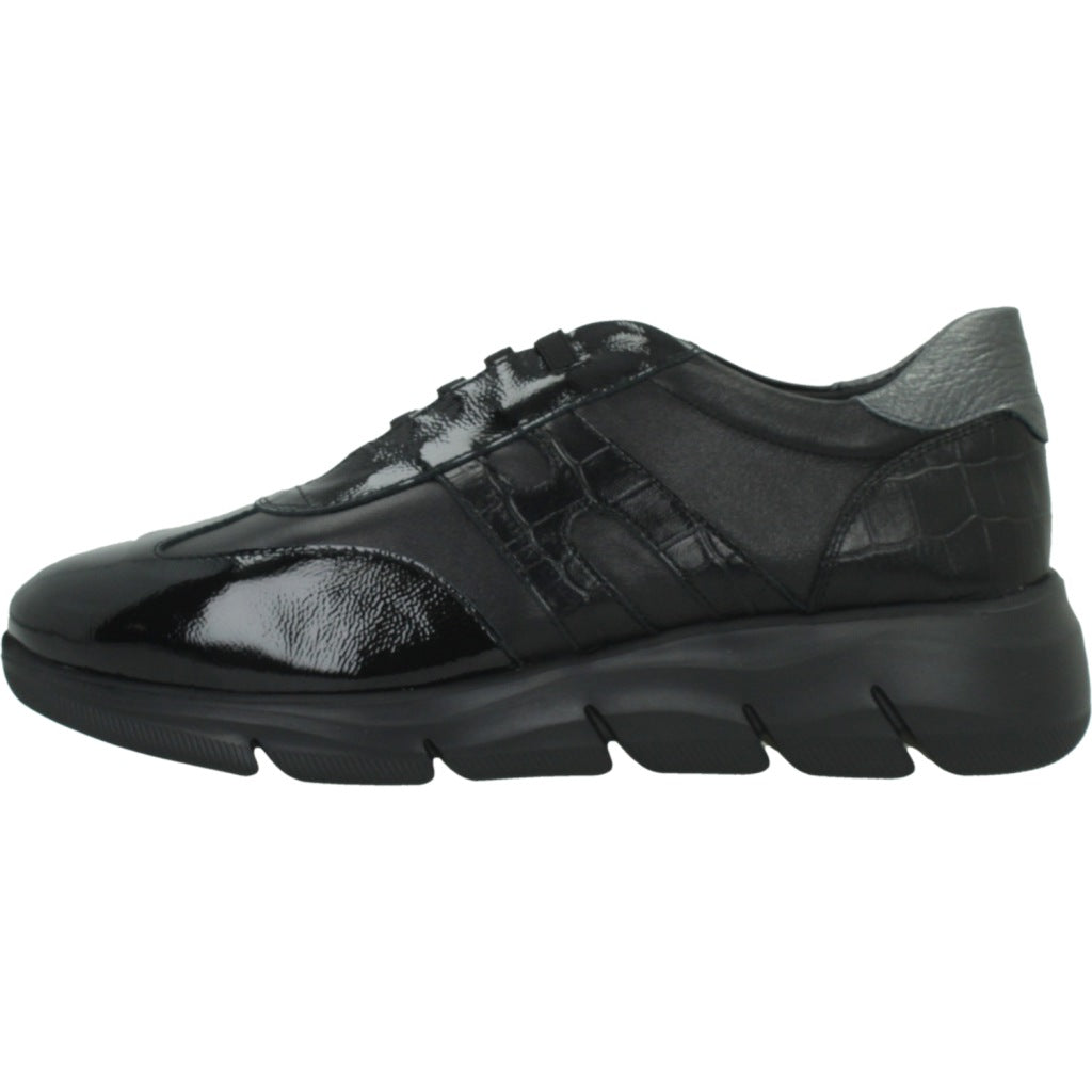  HORAS  H ZAPATO COMBI en color NEGRO  (2)