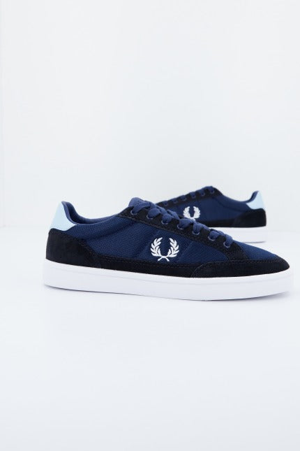 FRED PERRY DEUCE MESH/SUEDE en color AZUL  (1)