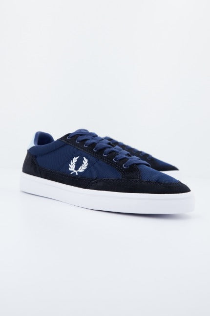 FRED PERRY DEUCE MESH/SUEDE en color AZUL  (2)
