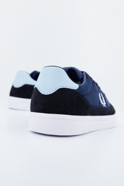 FRED PERRY DEUCE MESH/SUEDE en color AZUL  (3)