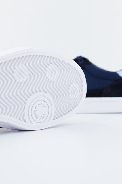 FRED PERRY DEUCE MESH/SUEDE en color AZUL  (4)