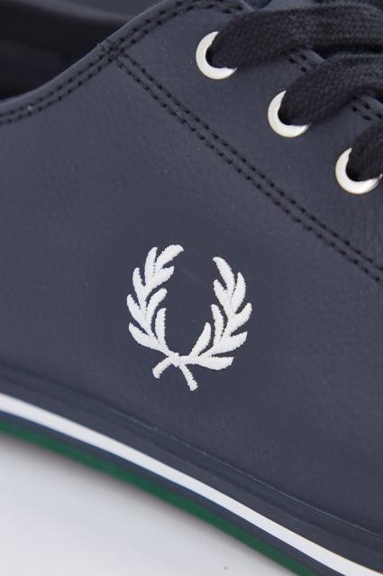 FRED PERRY  KINGSTON LEATHER en color AZUL  (4)