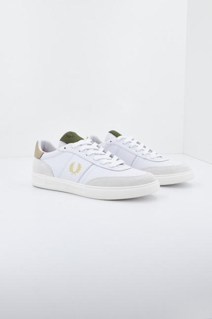 FRED PERRY B LEATHER/SUEDE en color BLANCO  (1)