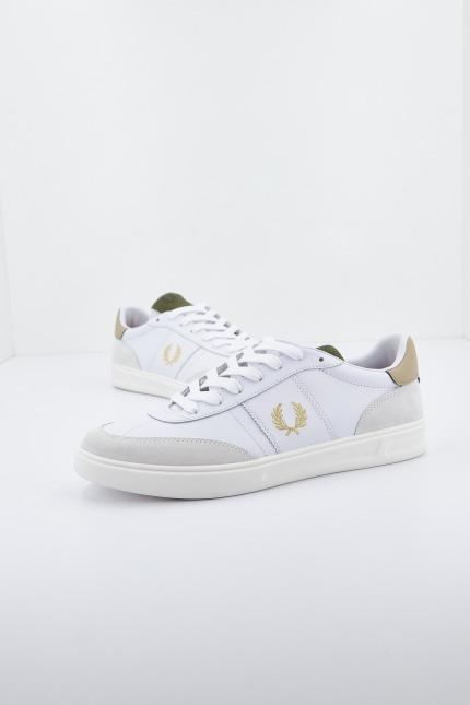 FRED PERRY B LEATHER/SUEDE en color BLANCO  (2)