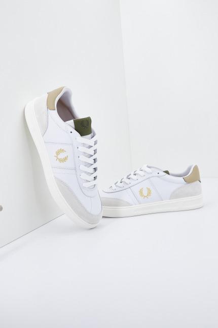 FRED PERRY B LEATHER/SUEDE en color BLANCO  (3)